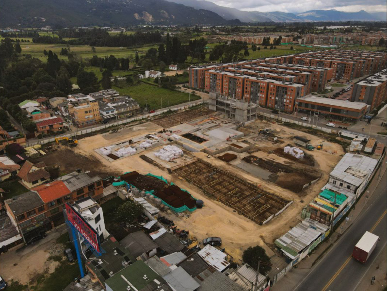 Avance de obra constructora Bolívar