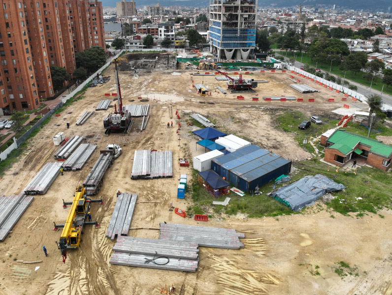 Avance de obra constructora bolívar 