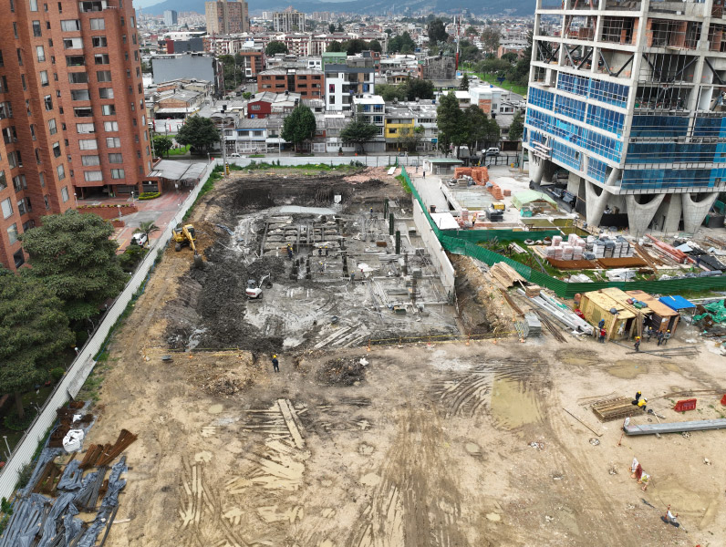 Avance de obra constructora bolívar 