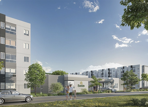 Tarjeta home del proyecto Samán del Encanto