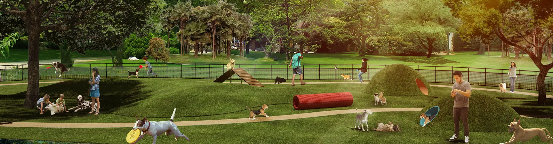 Imagen parque canino del Macroproyecto Vivero Parque Residencial en Cali