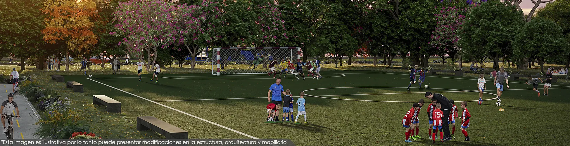 Macroproyecto encanto del valle cancha fútbol