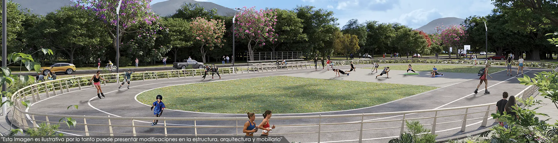 Macroproyecto encanto del valle pista de patinaje