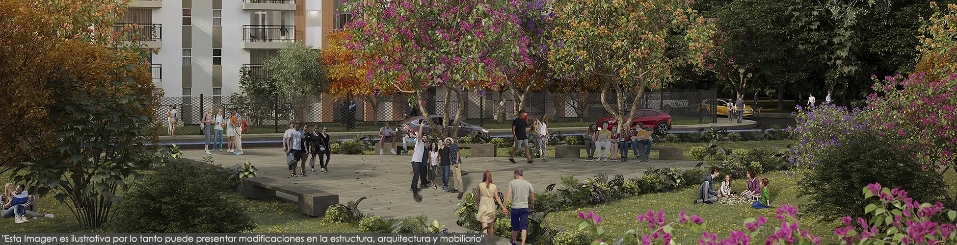 Macroproyecto encanto del valle zona común