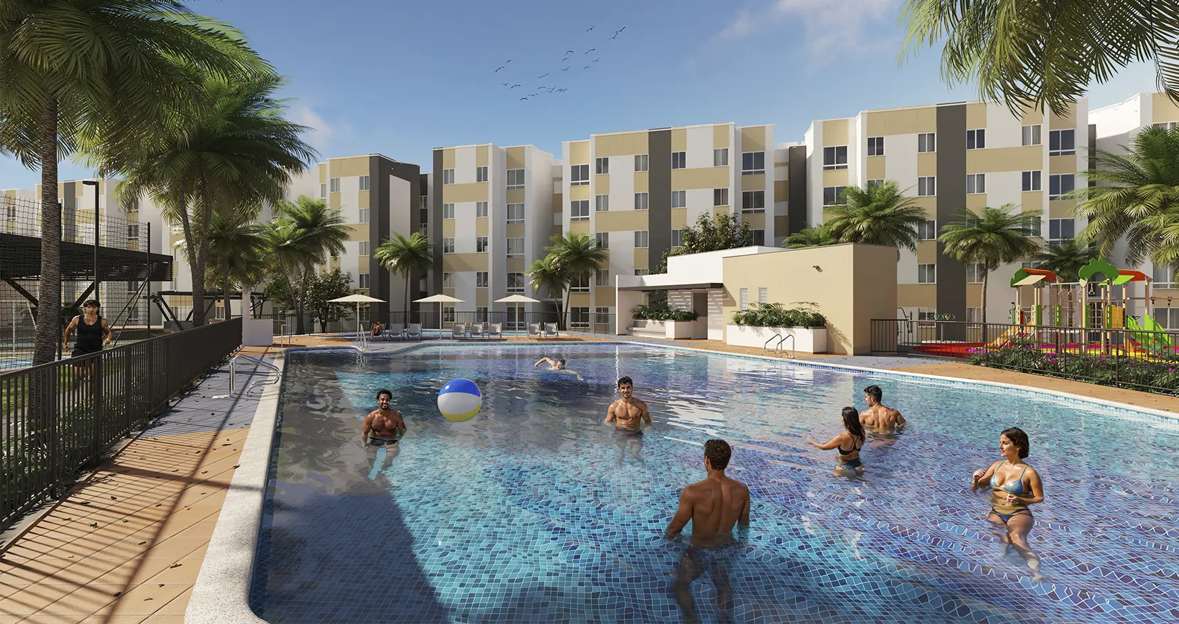 Piscina del proyecto Agua luna