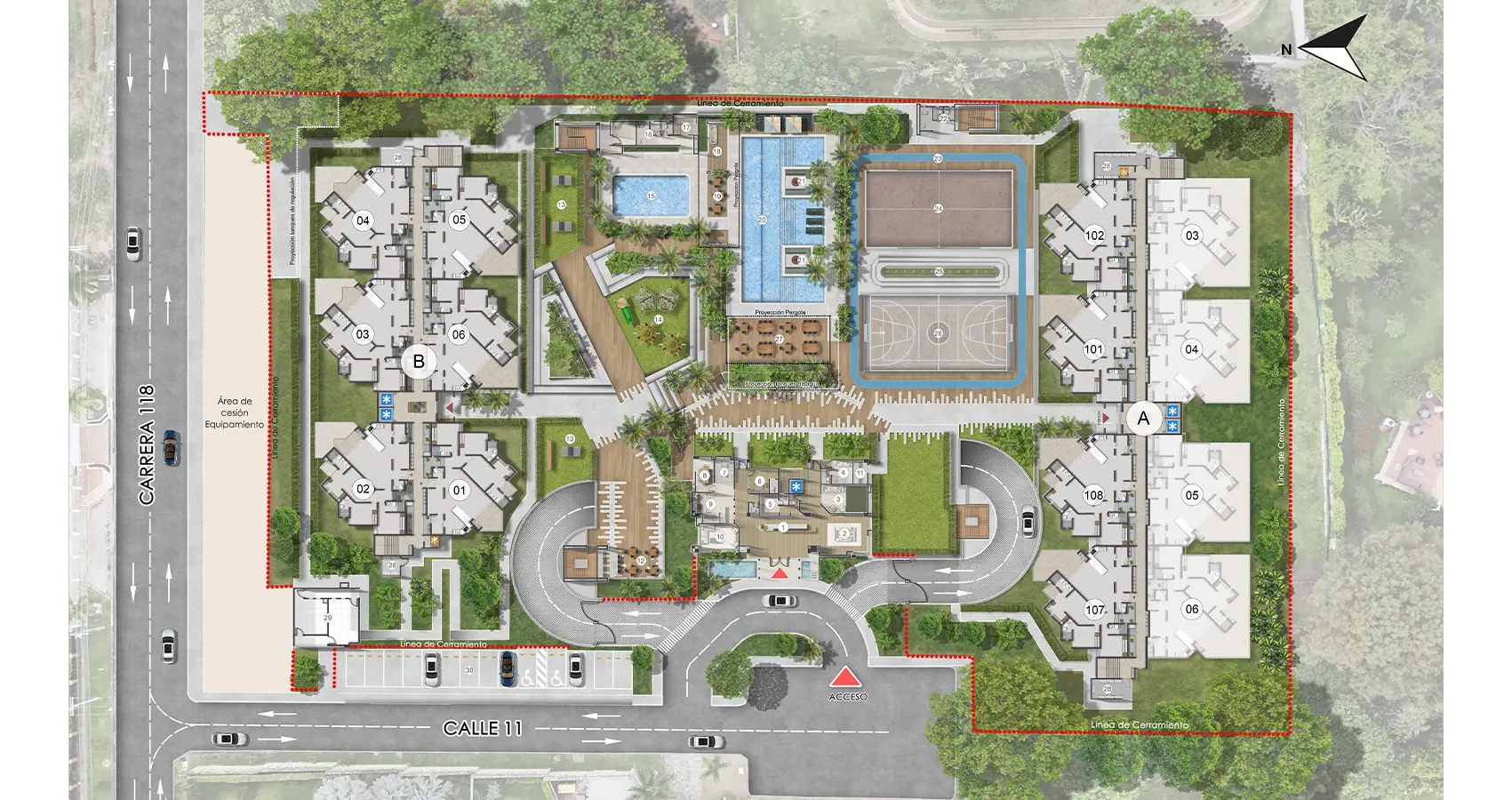 Planta Urbana Proyecto Zenda