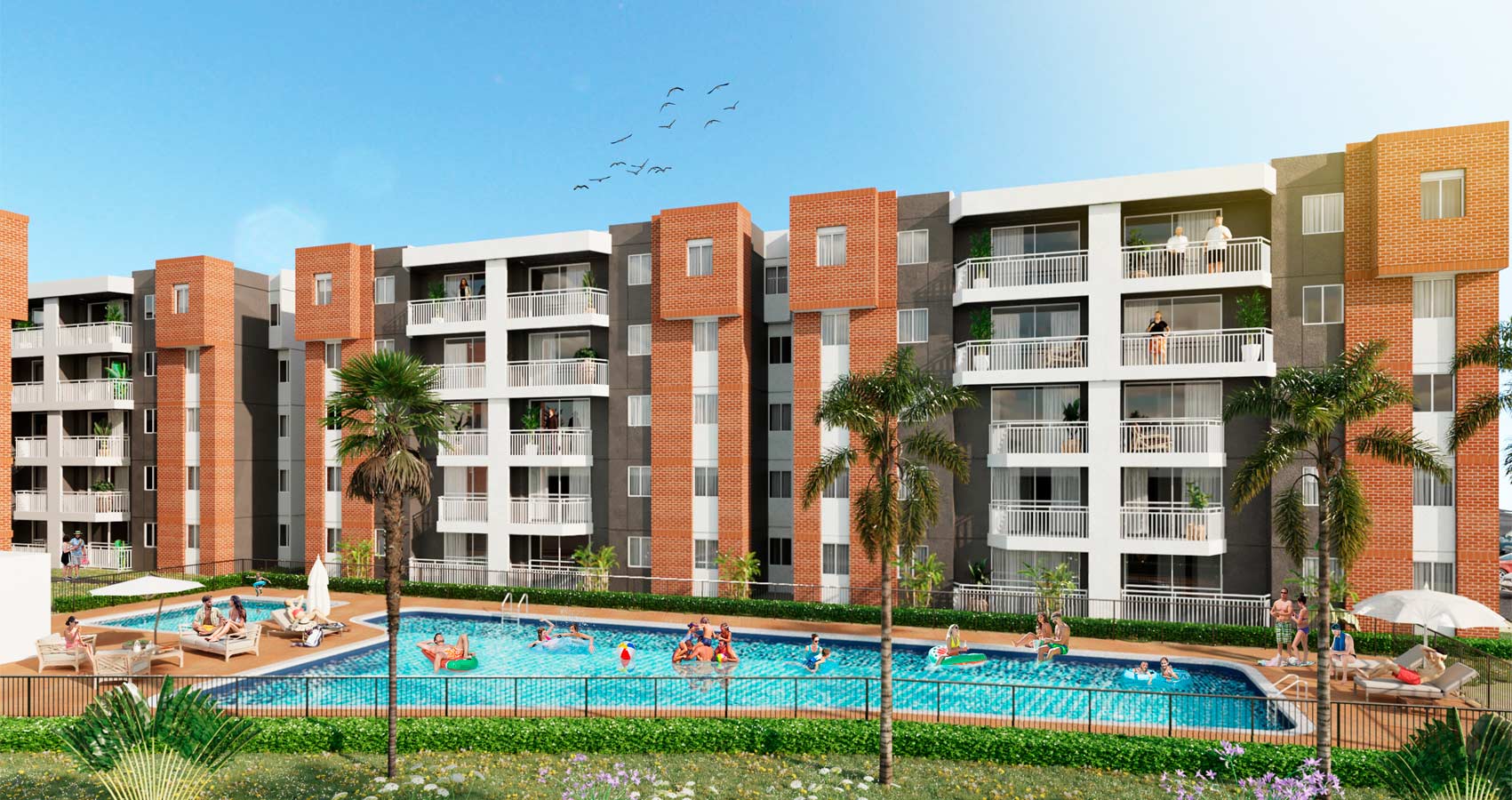 canaria nuevo proyecto de vivienda cali vivero parque residencial apartamentos constructora Bolivar 