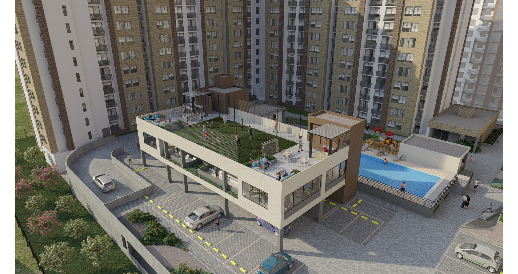Brisas del parque proyecto de apartamentos nuevos en Barranquilla