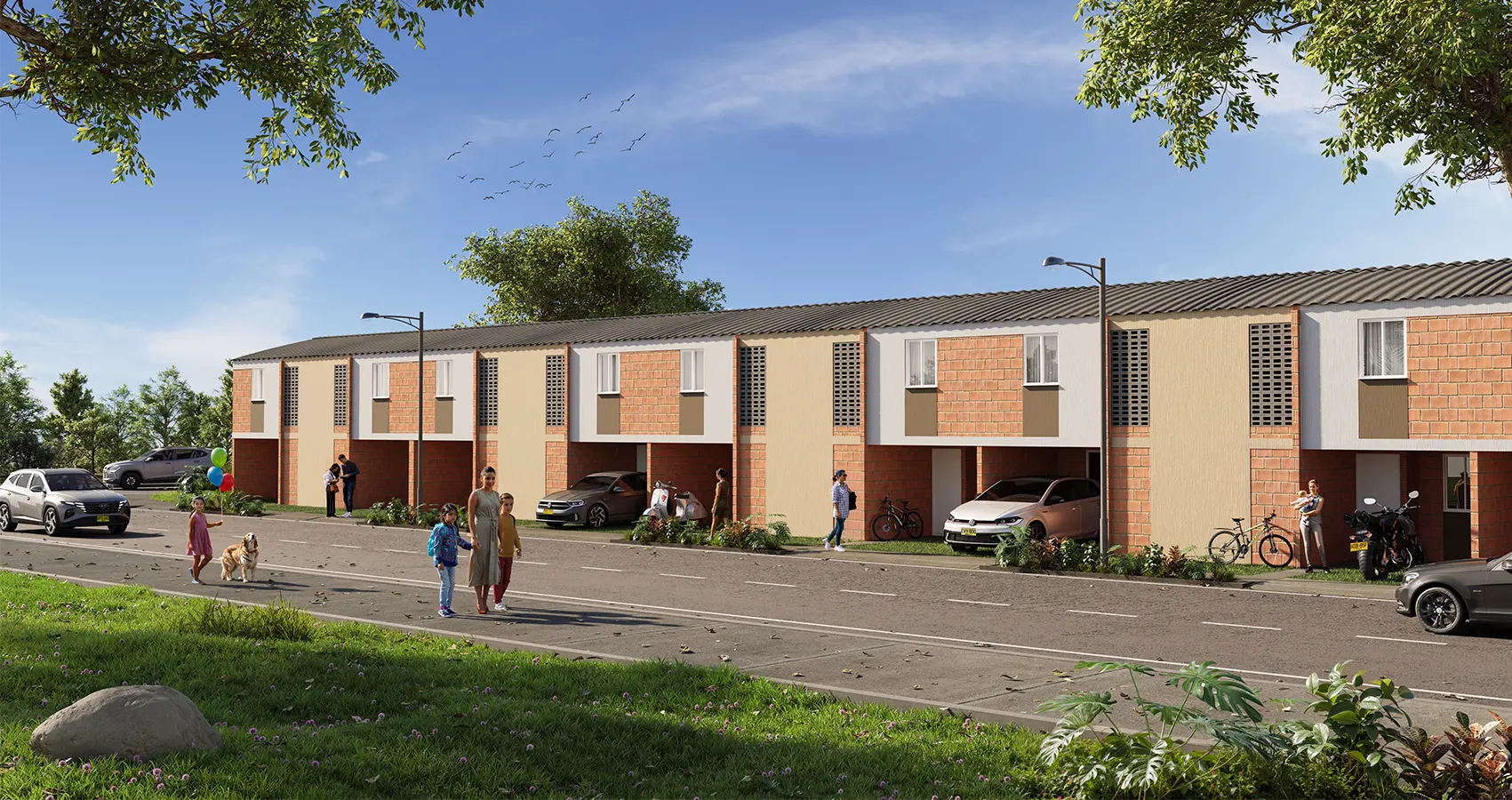 Fachada del proyecto Claro Alto