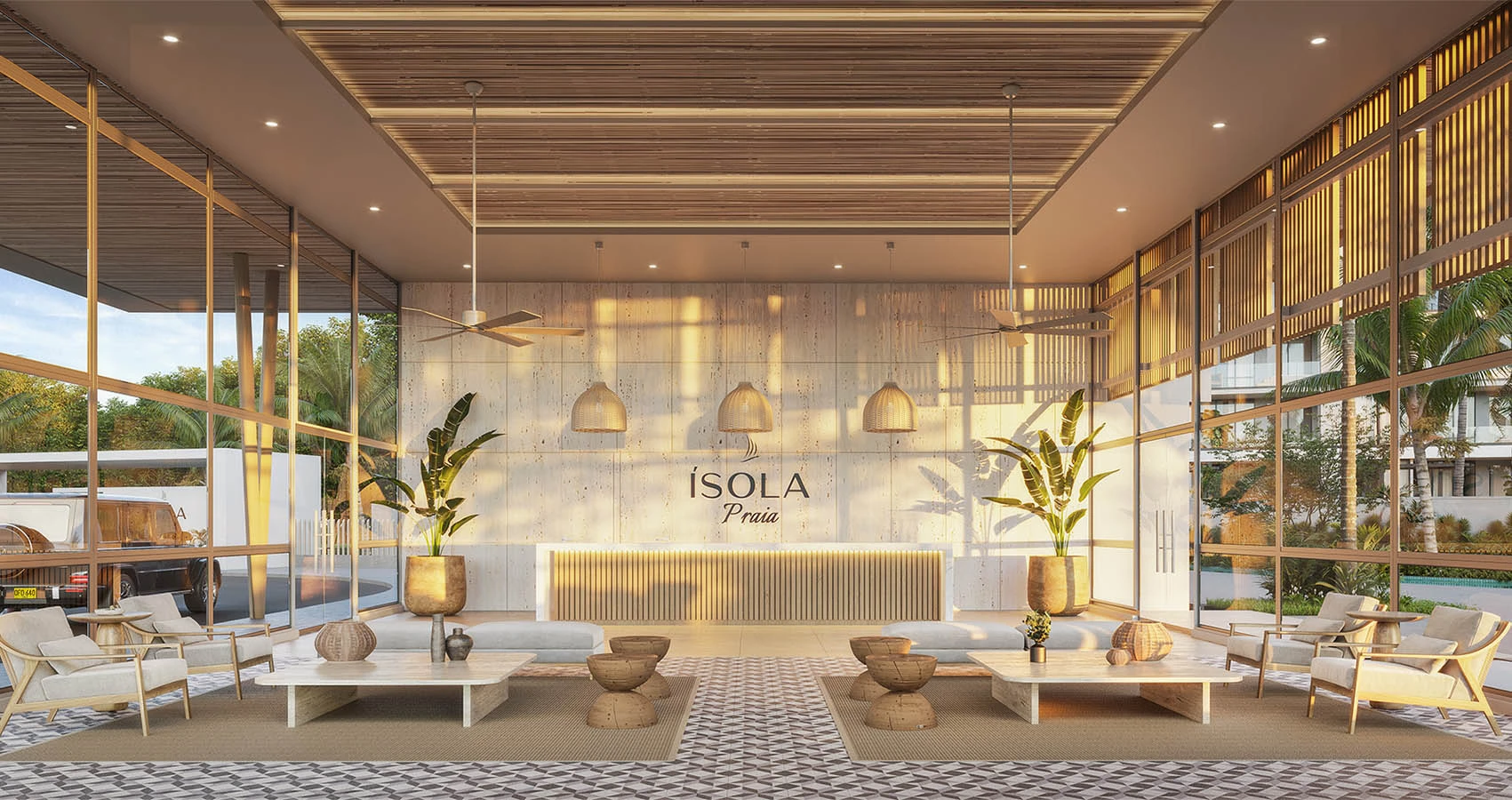 Lobby del Proyecto ísola Praia