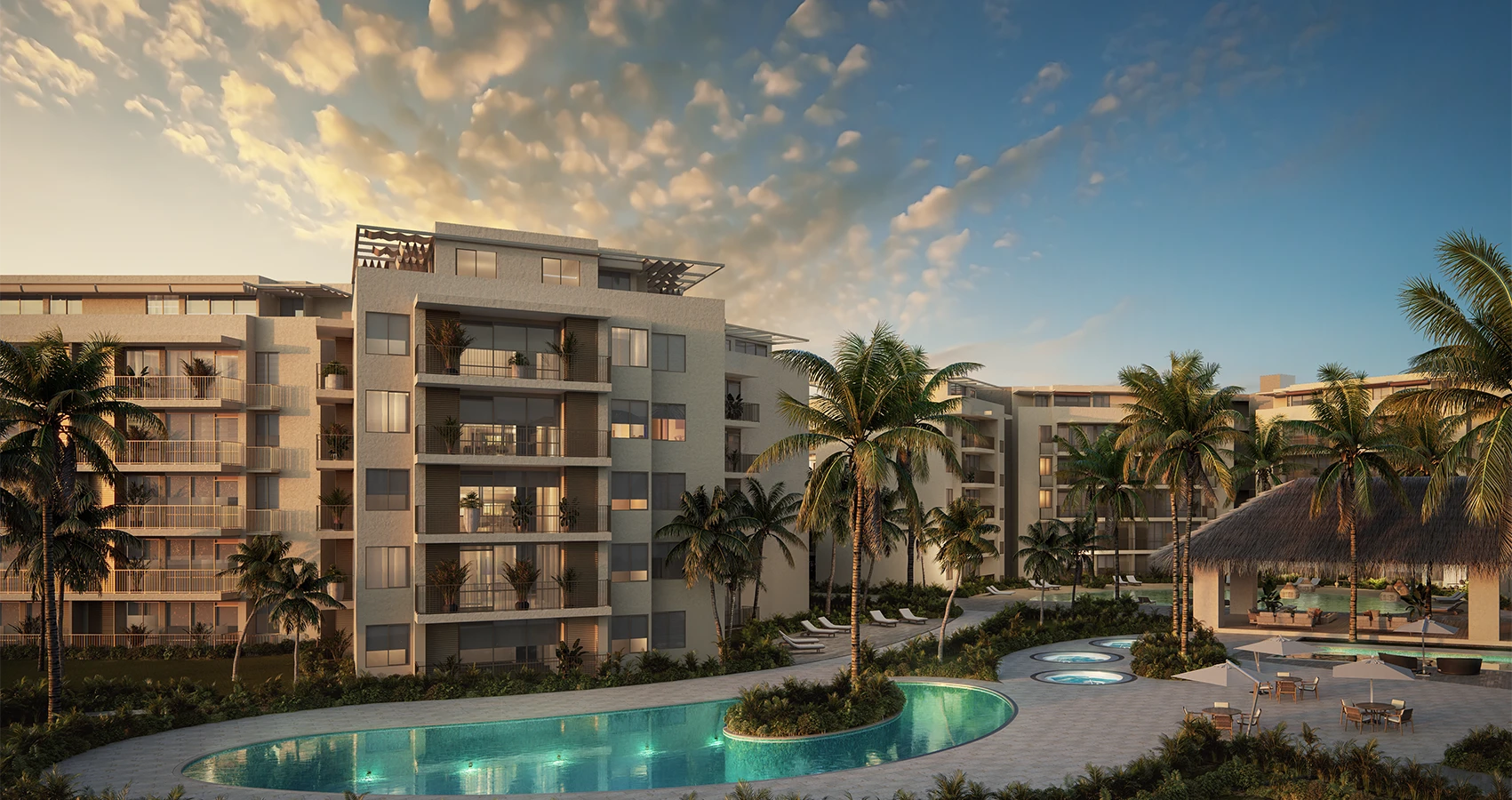 Fachada del proyecto Palmaia