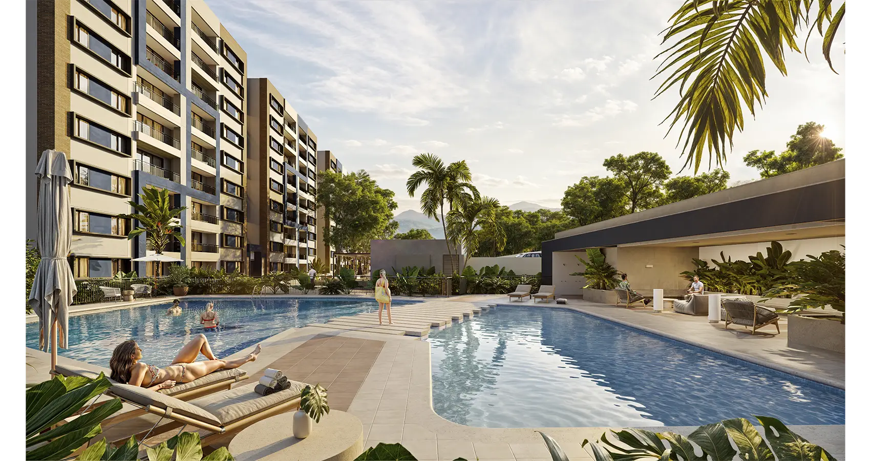 Piscina del proyecto Piazza