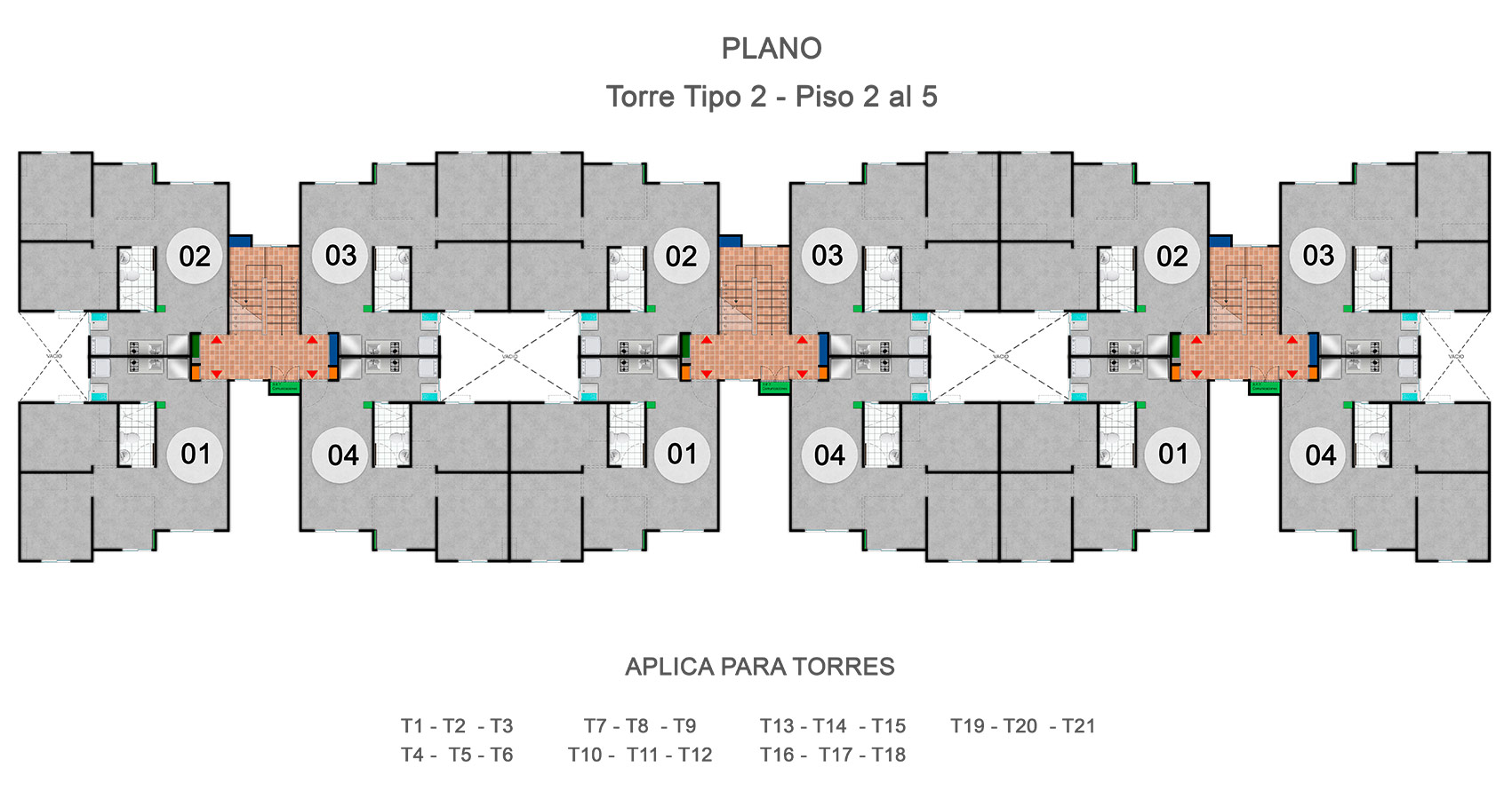 Plano Torre Tipo 2