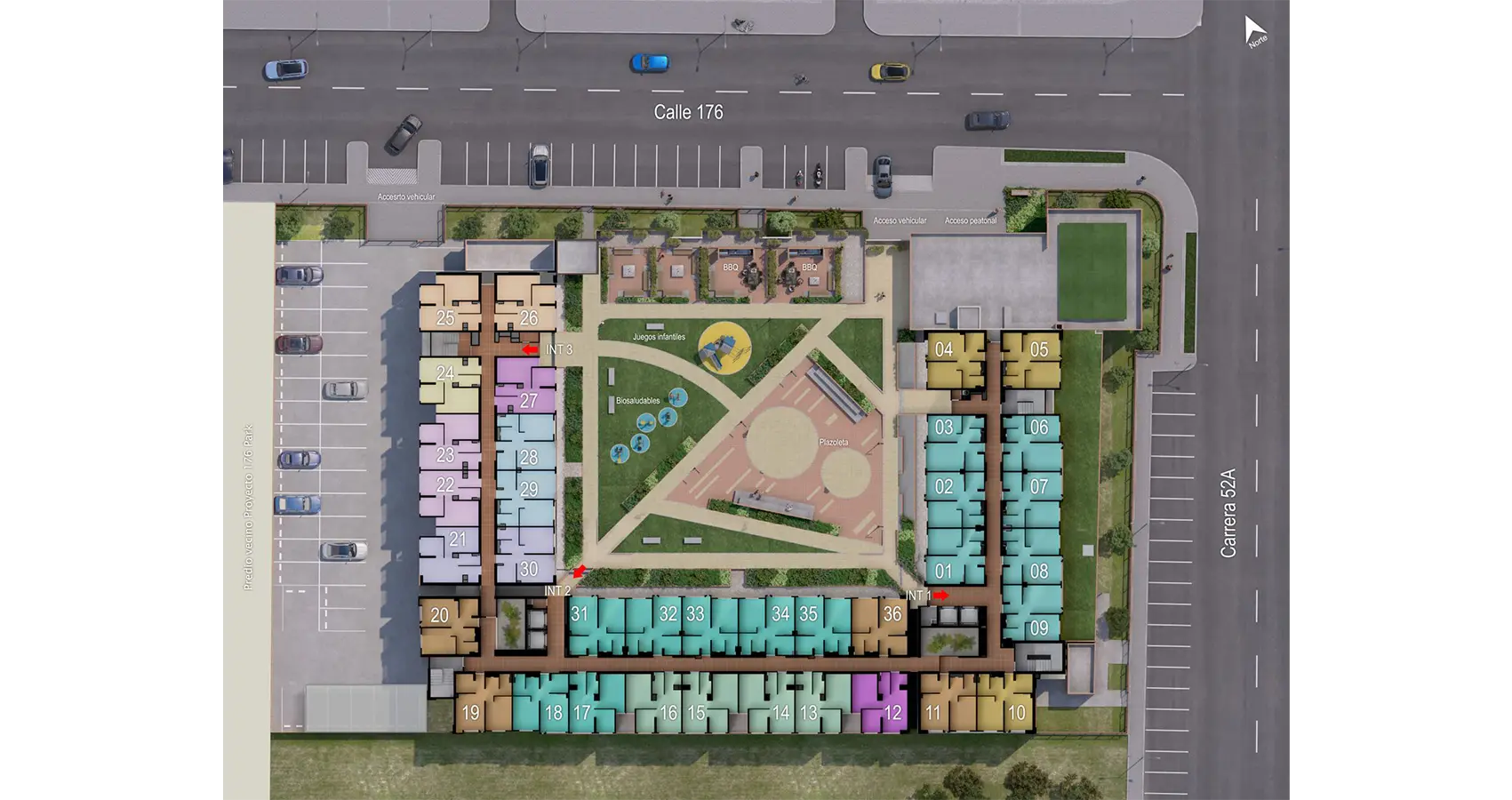 Planta Urbana del proyecto Baviera Park