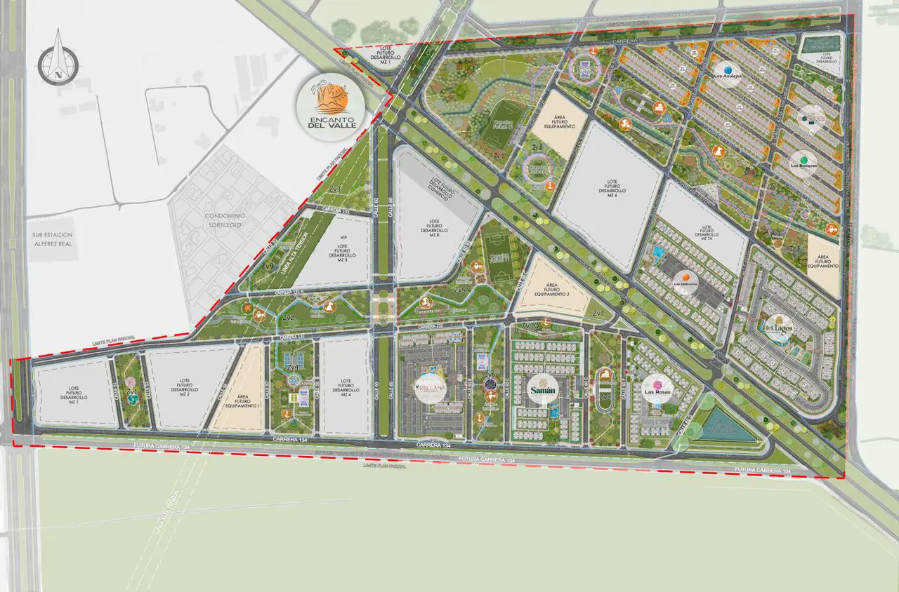 Plano Urbano Macroproyecto Encanto del Valle