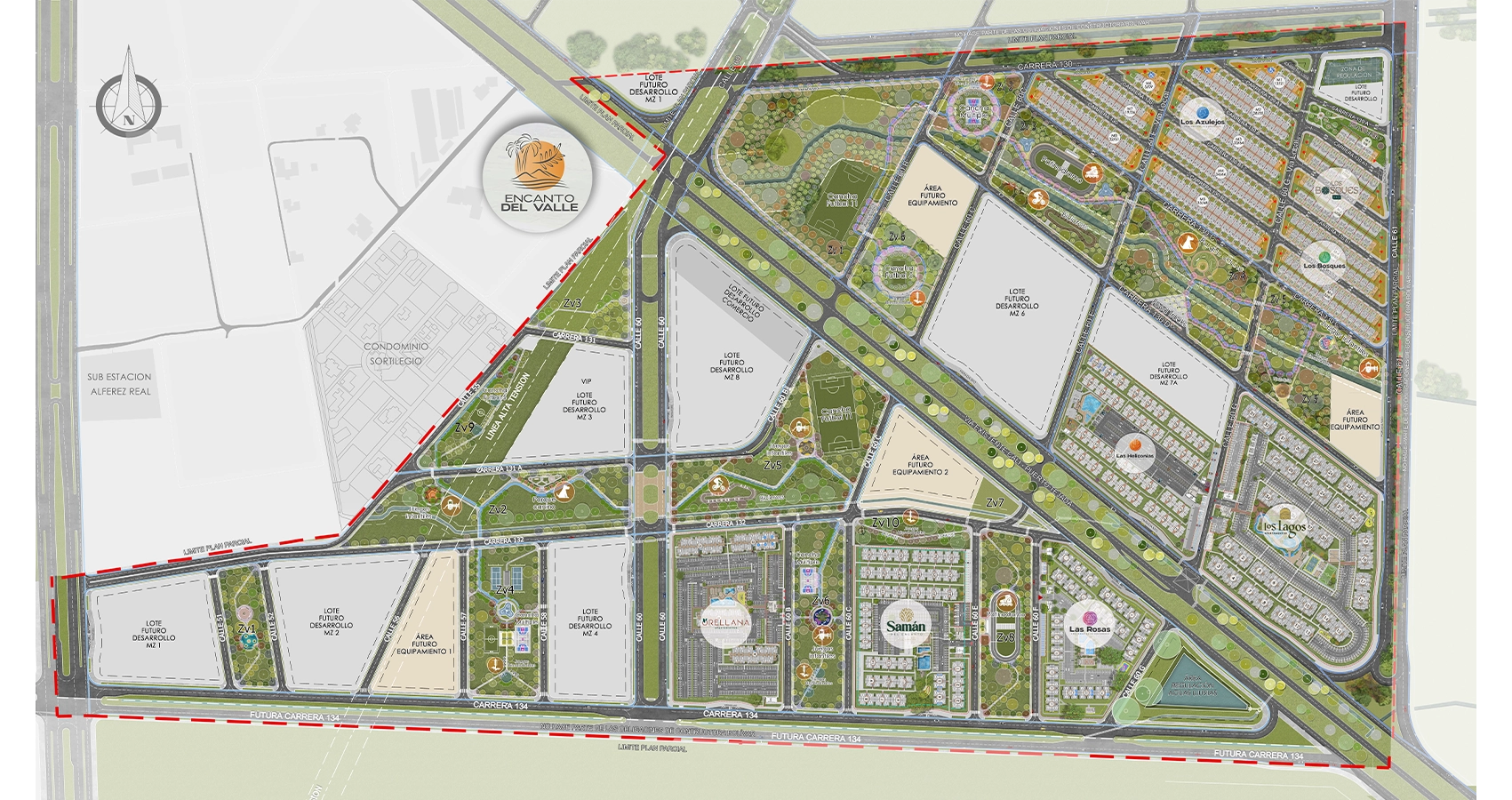 Plano Urbano Macroproyecto Encanto del Valle