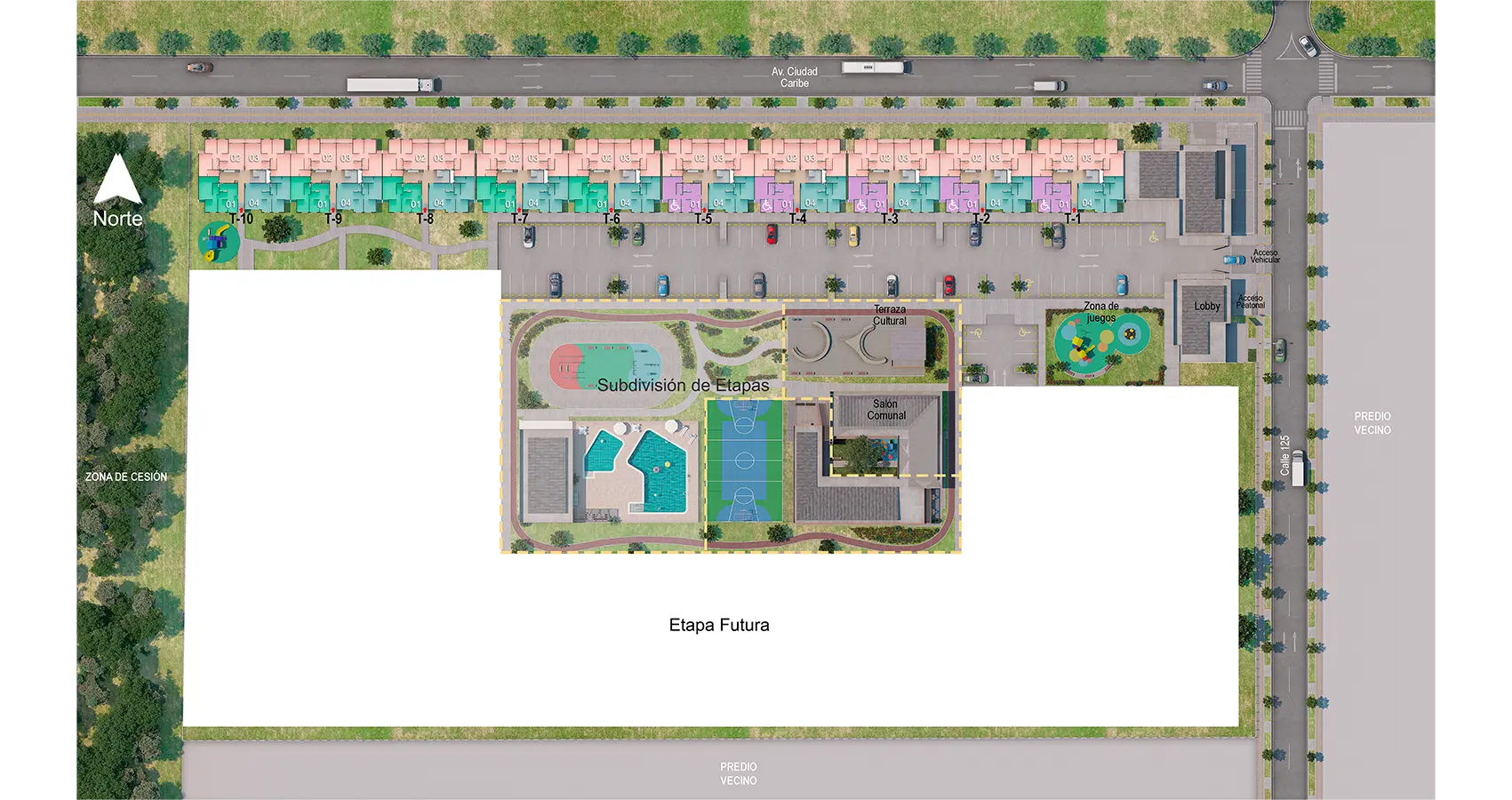 Planta urbana del proyecto Gerona