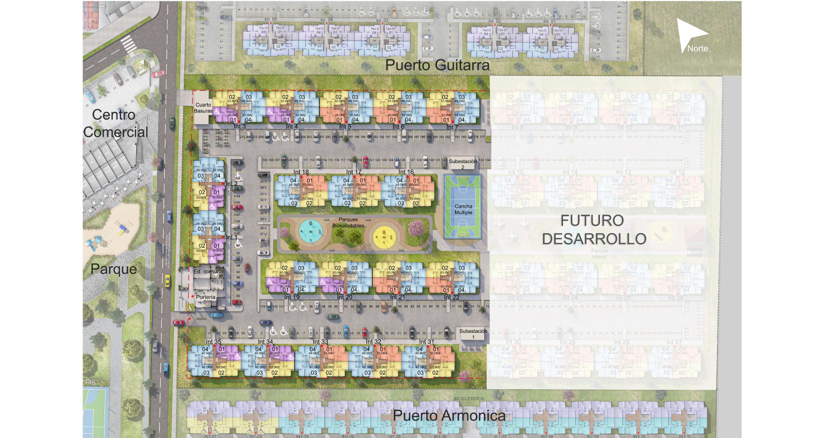 Puerto Címbalo proyecto vivienda con subsidio en Soledad Constructora Bolívar 