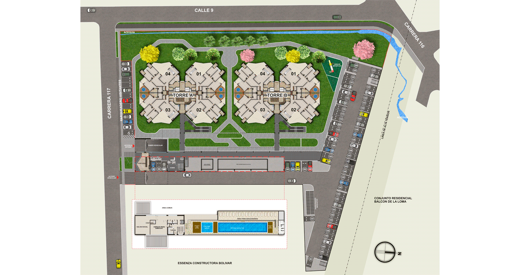  proyecto de apartamentos en pance, constructora bolivar