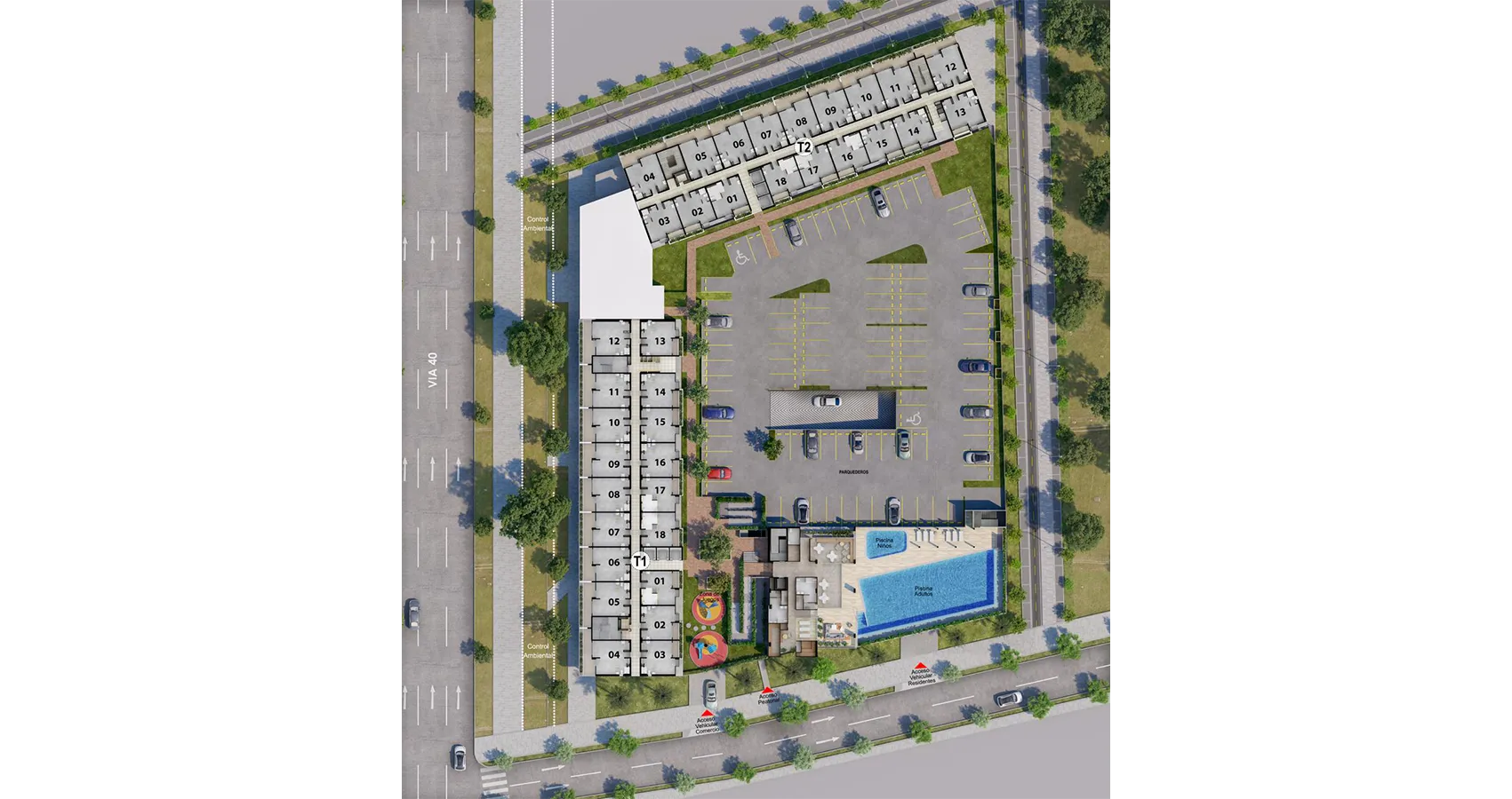 Planta Urbana del proyecto Río Living