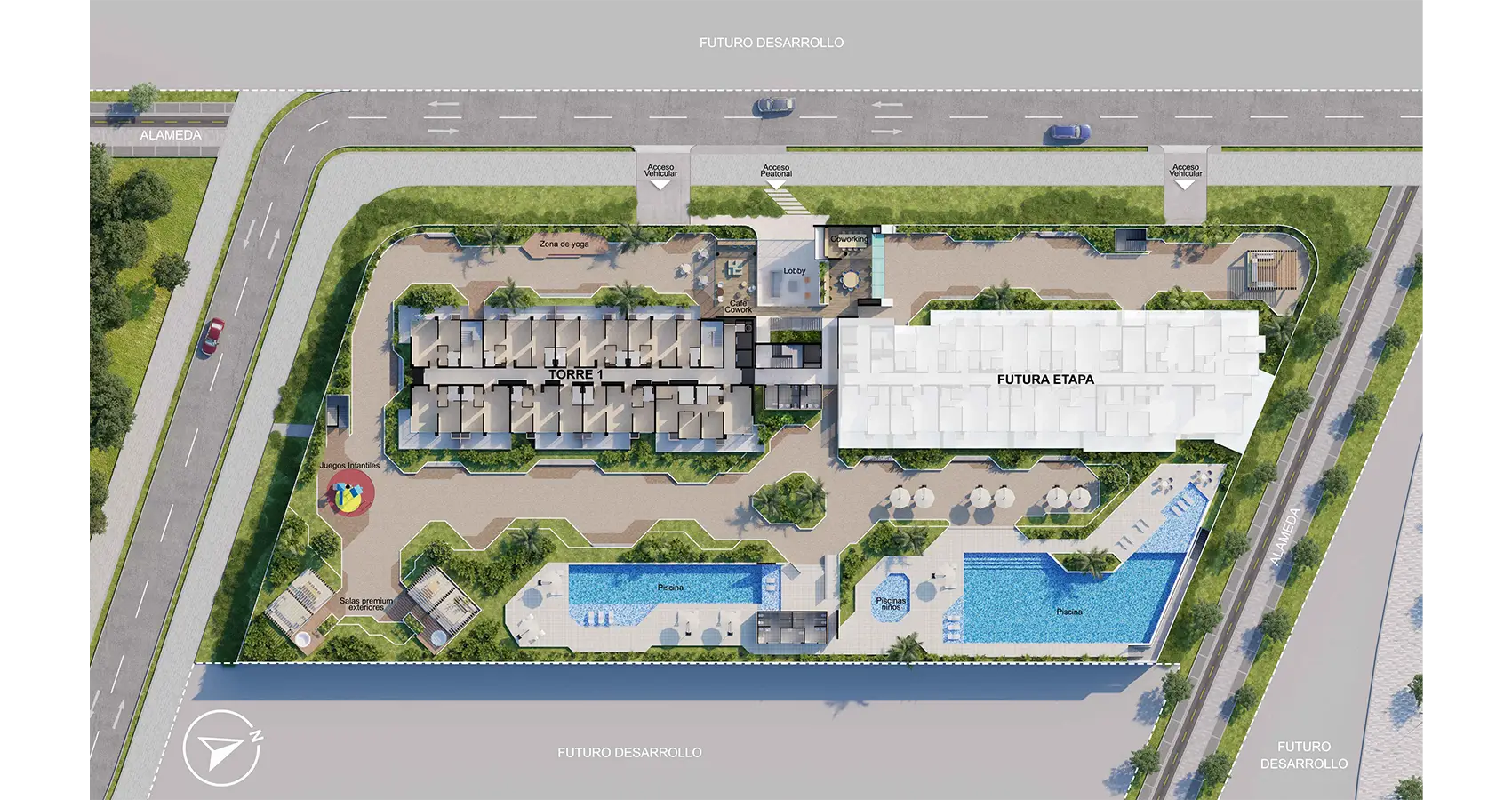 Proyecto Rivatta del Río - planta urbana 