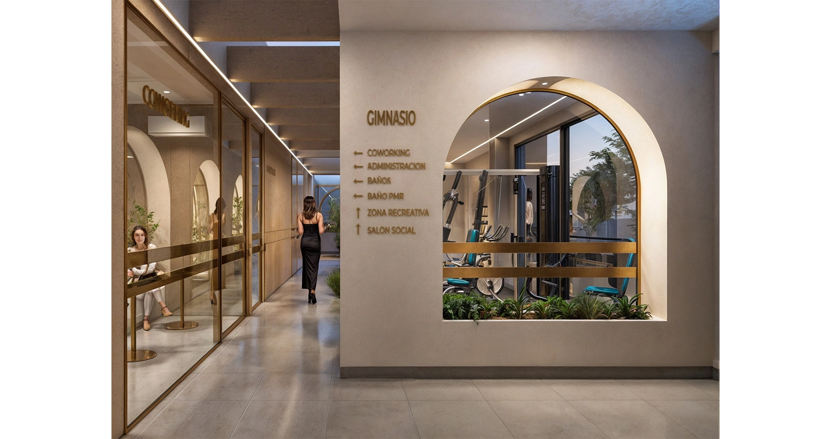 Gimnasio del proyecto Romero