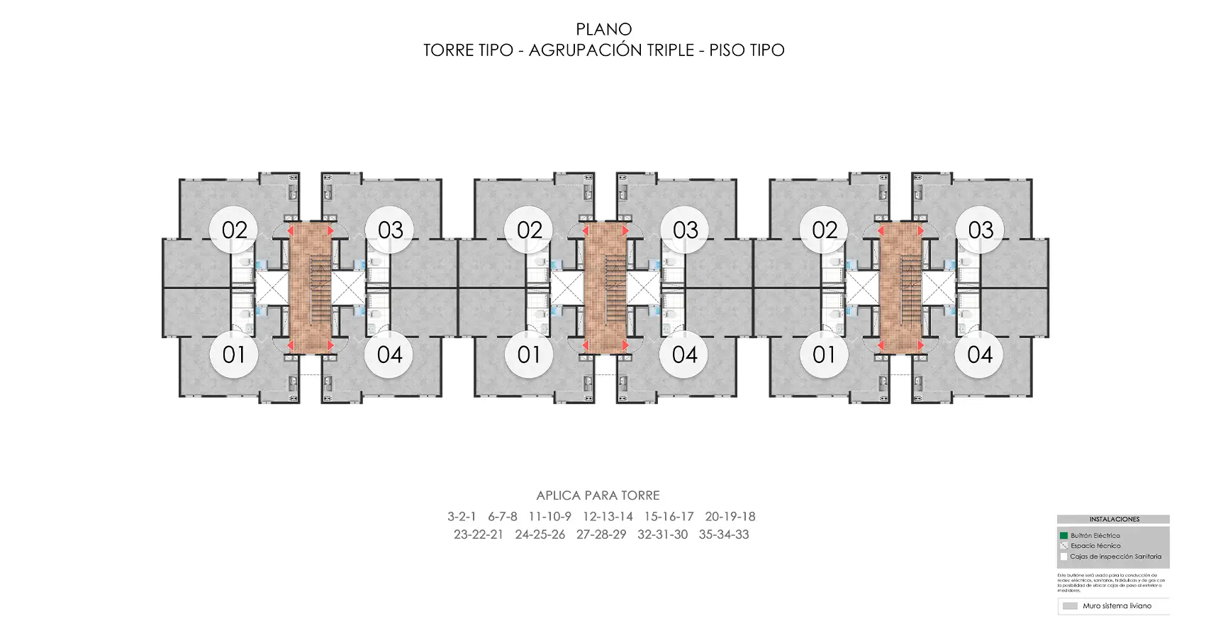 Torre tipo proyecto Samán del Encanto