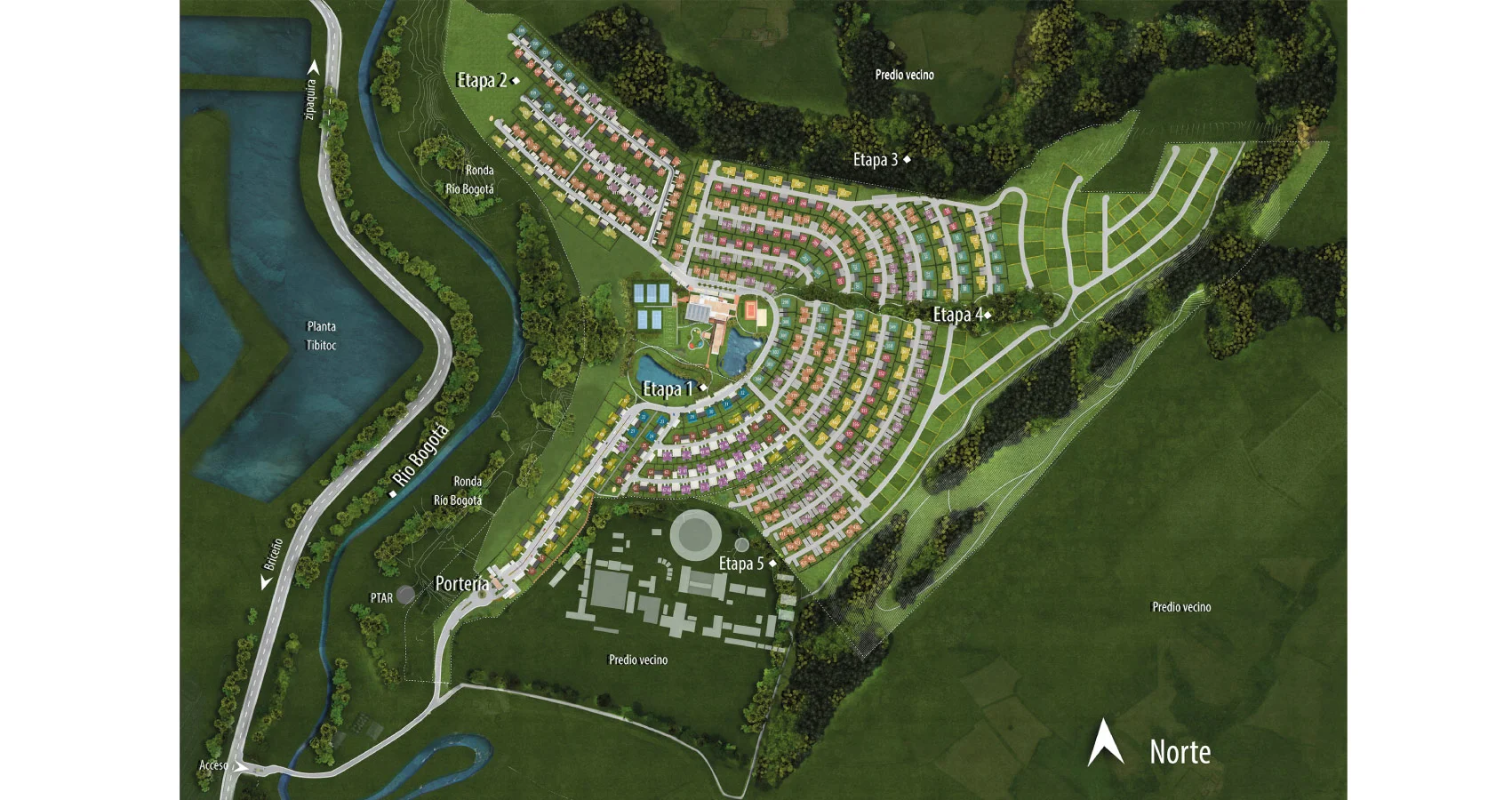 Proyecto de casas campestre Entrelmas Bosque Residencial 