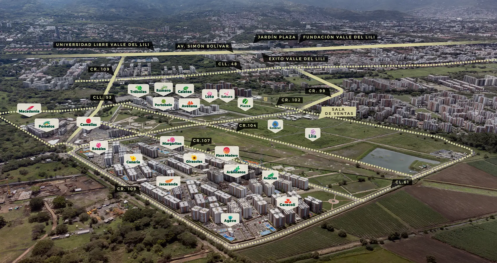 Planta Urbana Macroproyecto Vivero Parque Residencial