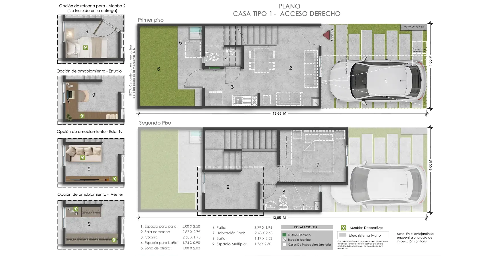 Plano casa Los Bosques