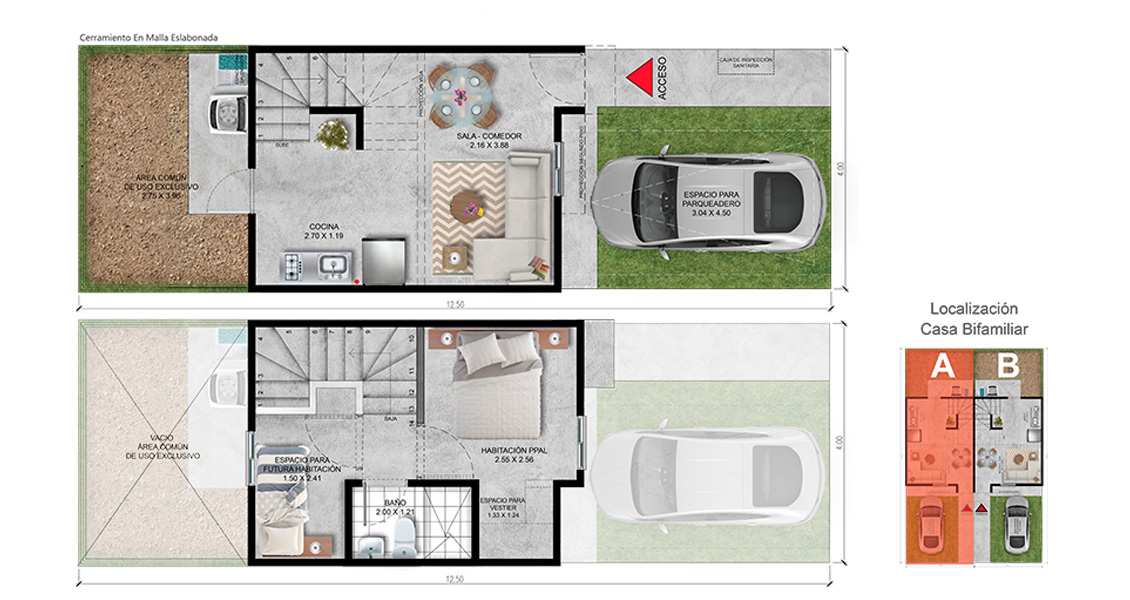 Tipología apartamento Patio Verde Cali