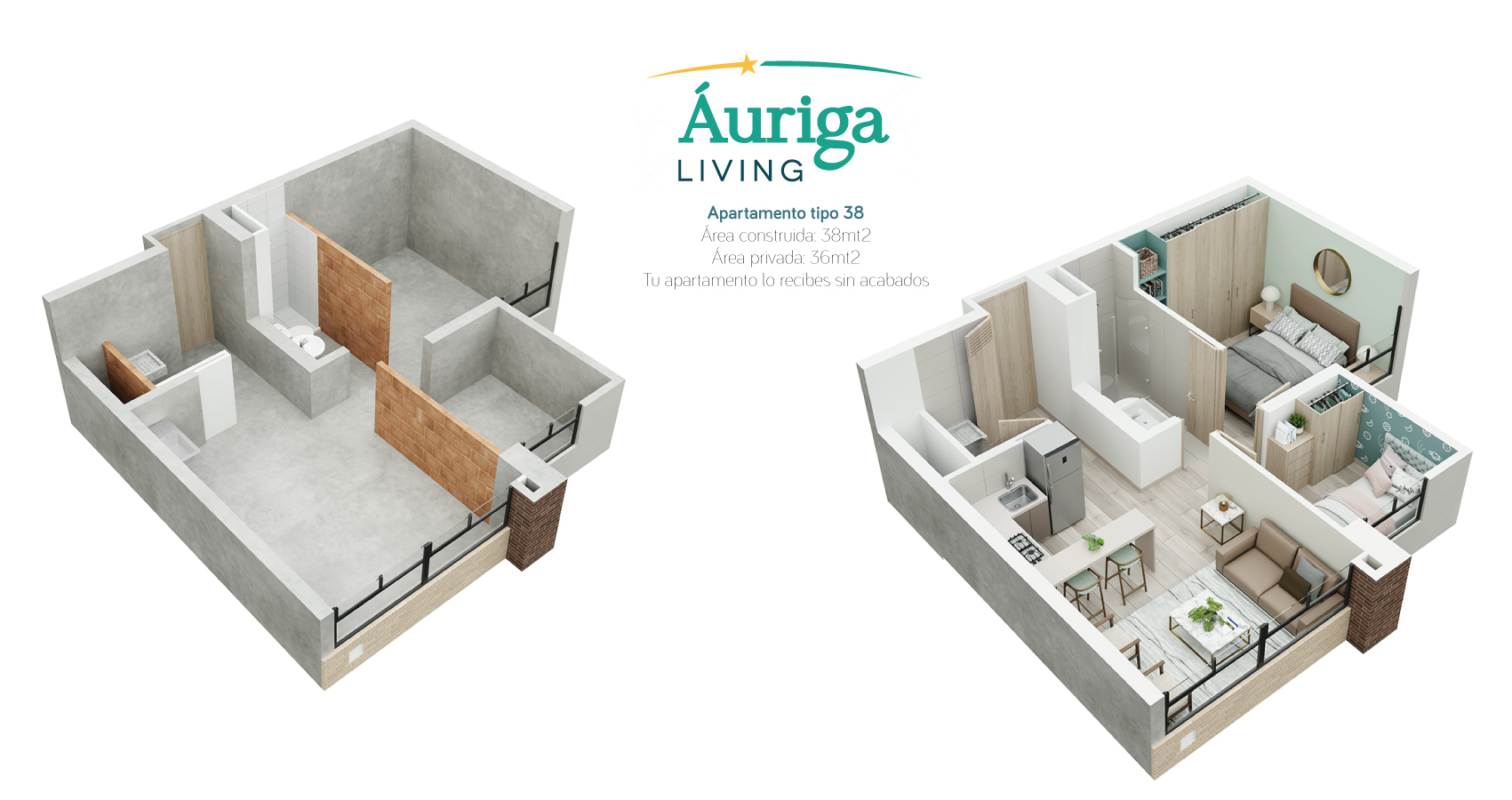 Auriga Living apartamentos con subsidio de vivienda al norte de bogota 