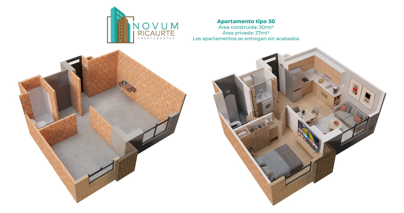 Novum Ricaurte, proyecto de apartamentos en Bogotá Constructora Bolívar.