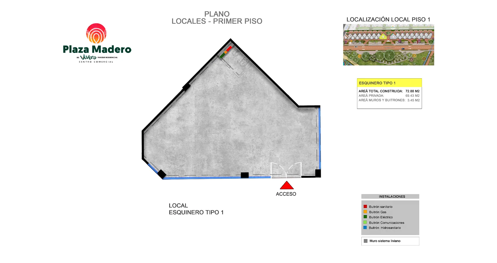 plano tipo 1 plaza madero vivero parque residencial