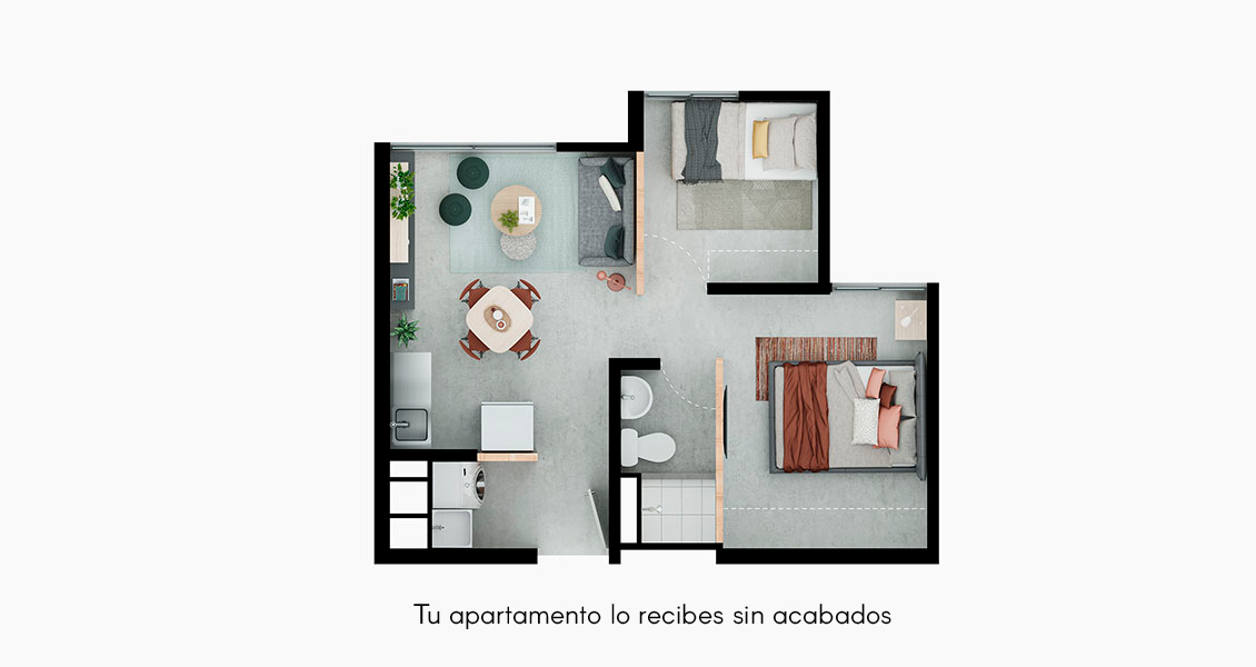 Veramonte Living tipologia 30 apartamento 