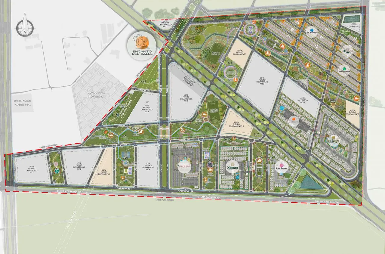 Plano Urbano Macroproyecto Encanto del Valle