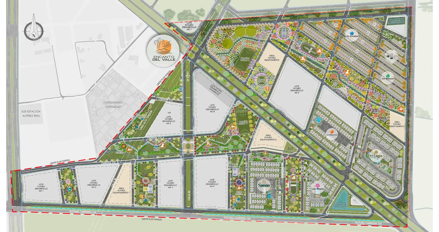Planta Urbana Macroproyecto Encanto del Valle
