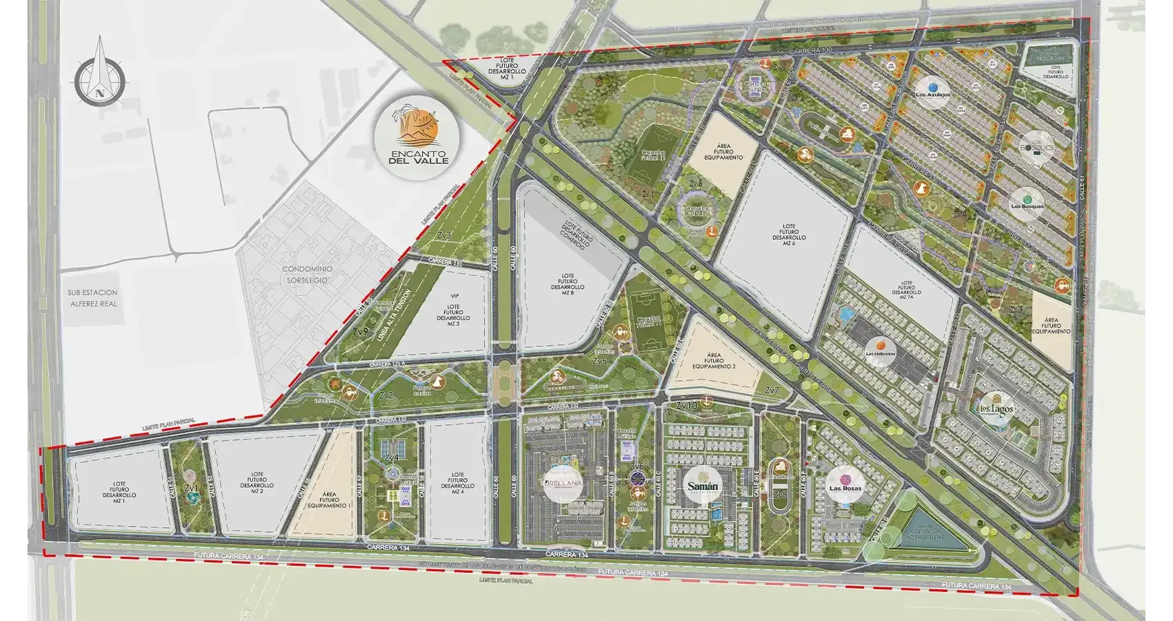 Plano Urbano Macroproyecto Encanto del Valle