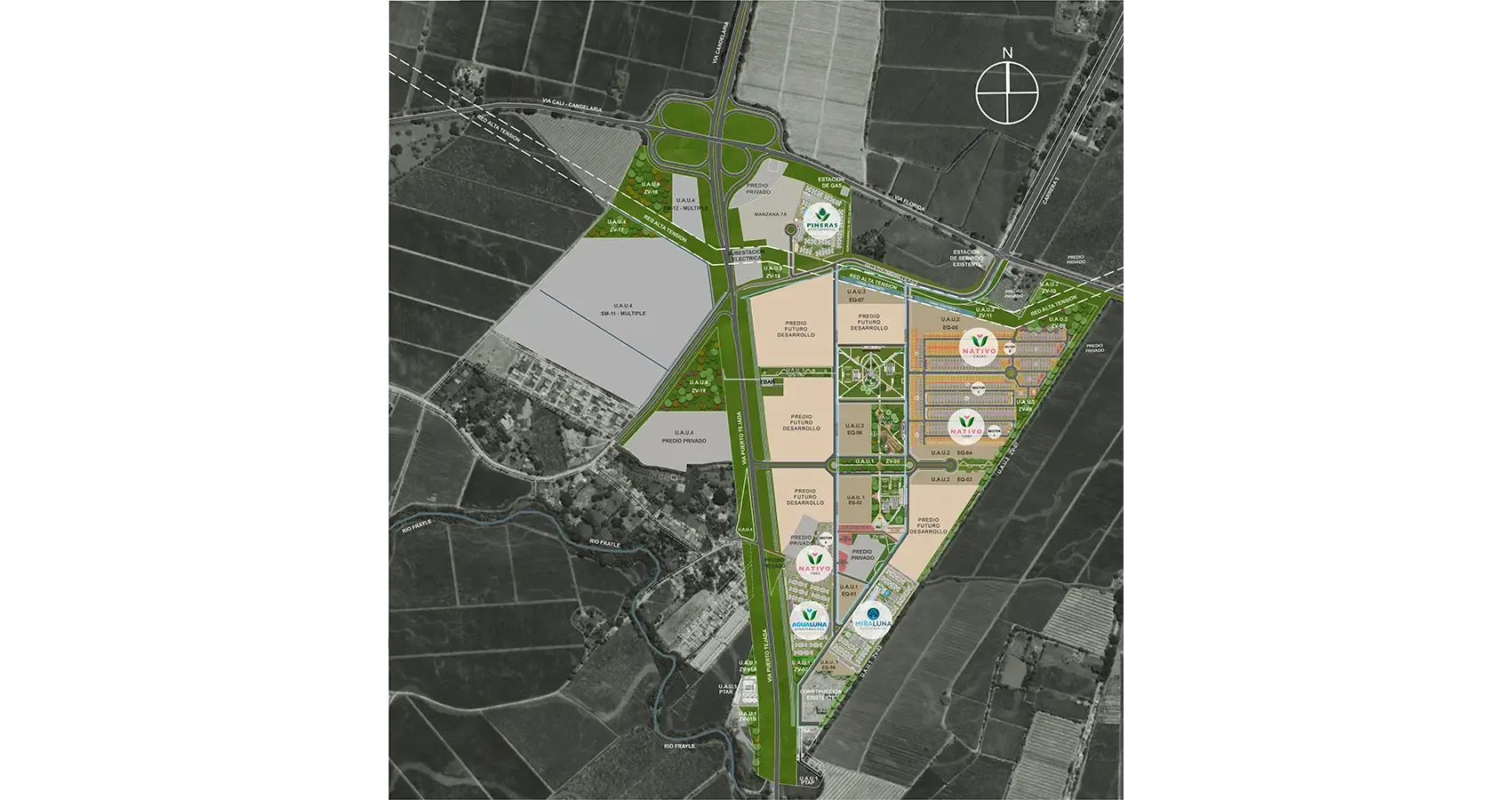 Planta urbana Macroproyecto Parque Dulce