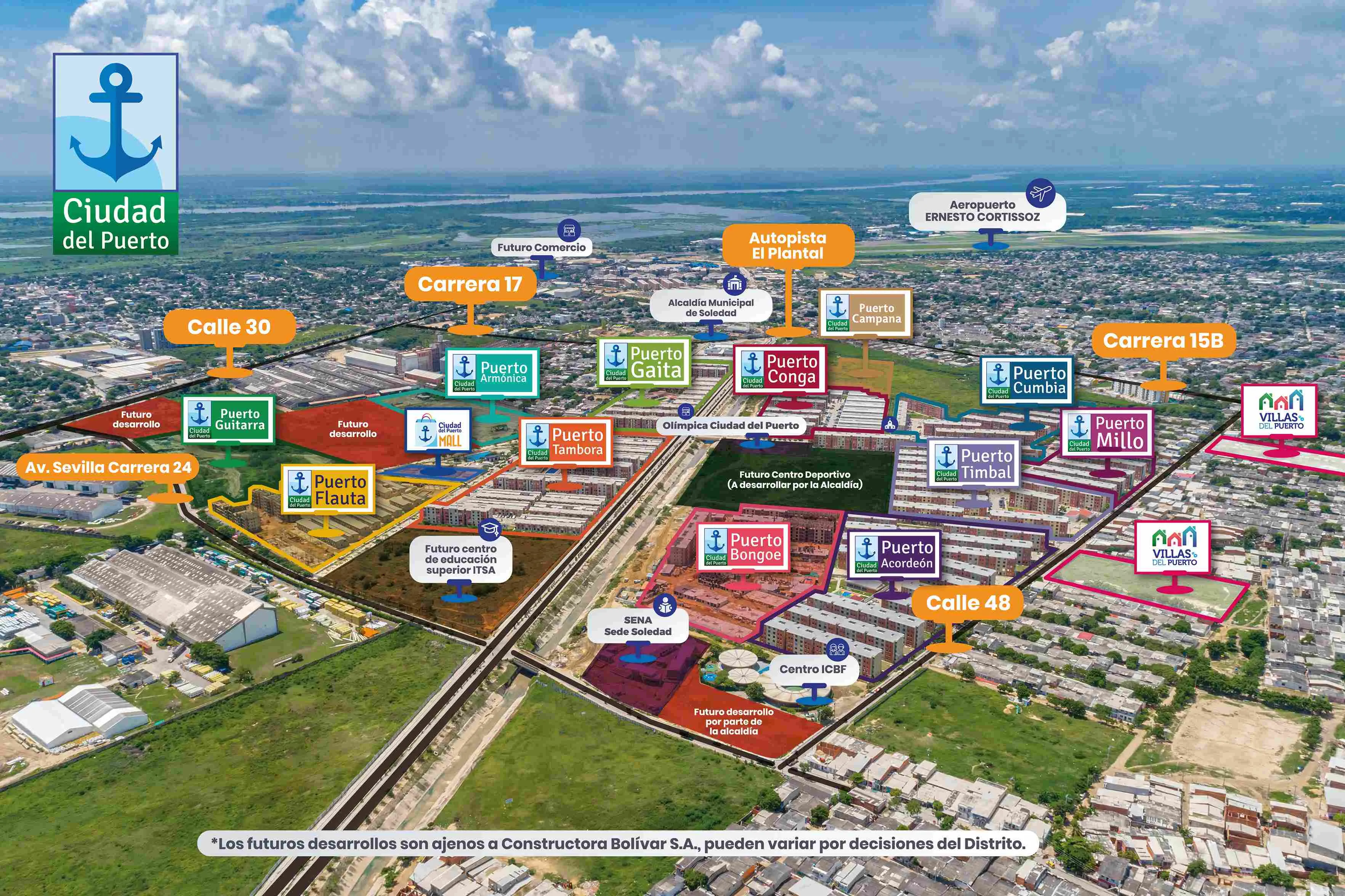 Desarrollo de vivienda en Soledad, apartamentos con susbsidio de vivienda, constructora bolivar 