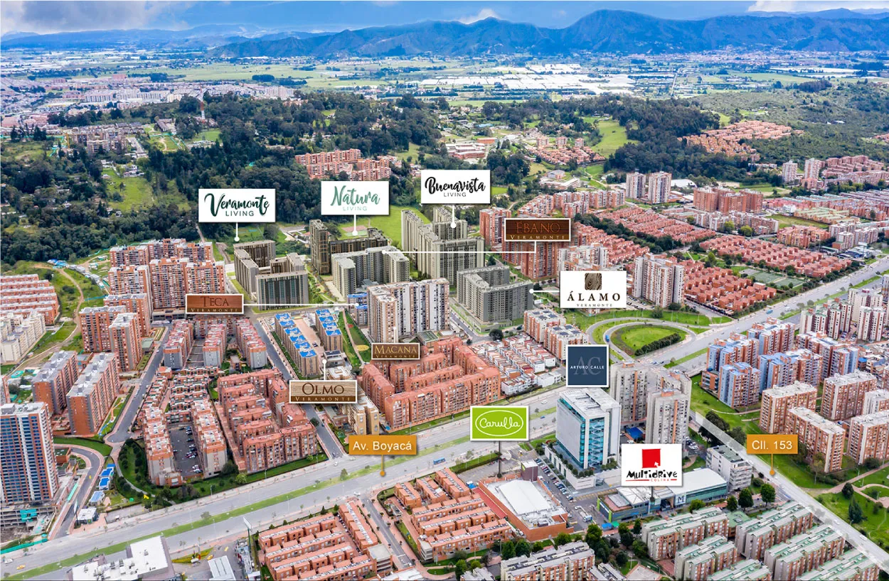 Veramonte living proyecto de vivienda en Bogotá Constructora Bolívar