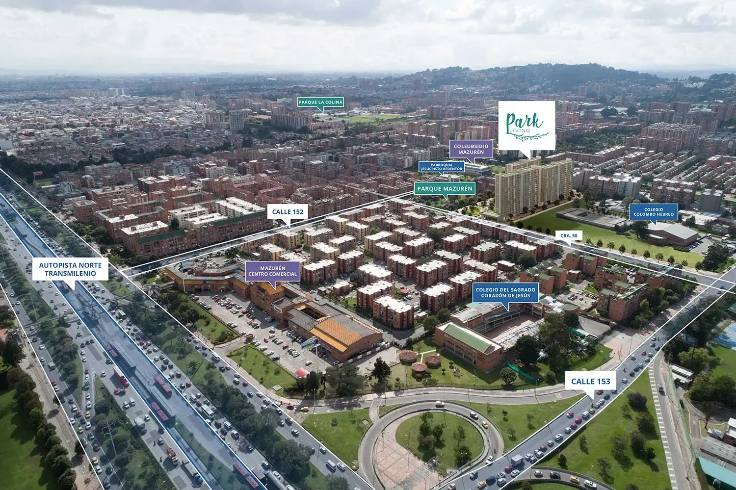 park living proyecto de vivienda en Bogotá Constructora Bolívar
