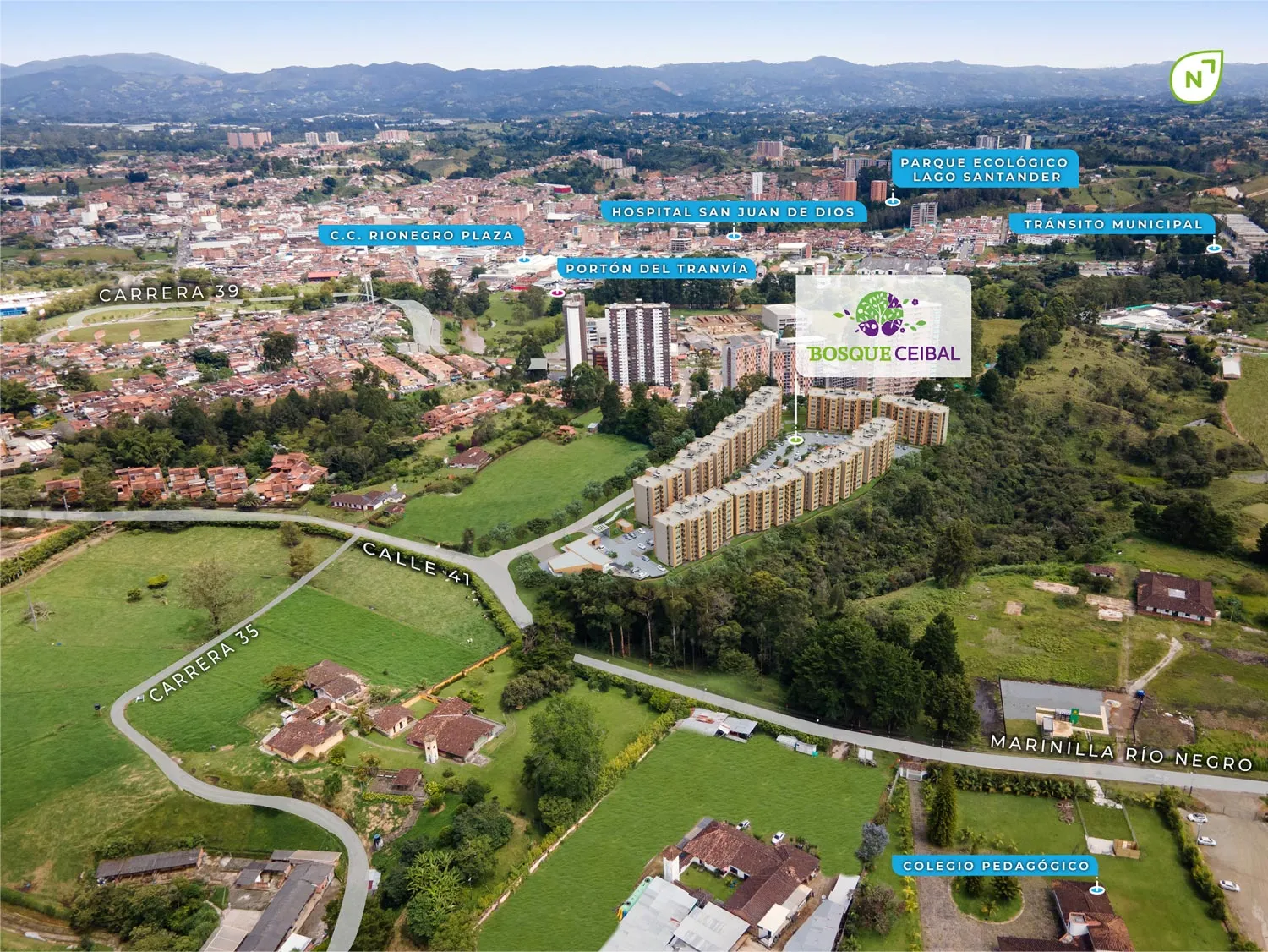 Bosques de Rio Negro Apartamentos en Medellín Constructora Bolívar 