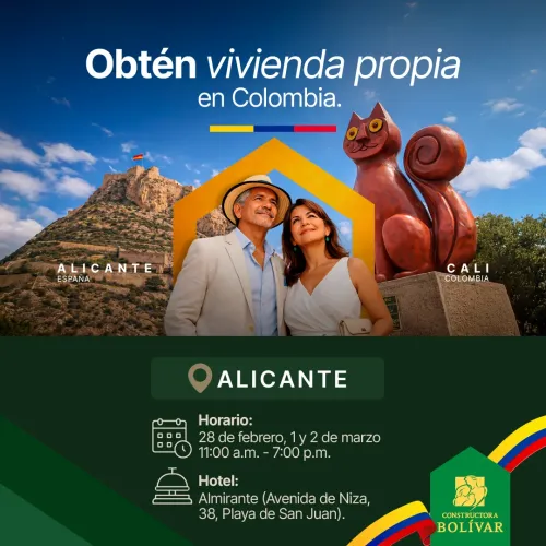 banner informativo sobre la inversión en desde el exterior