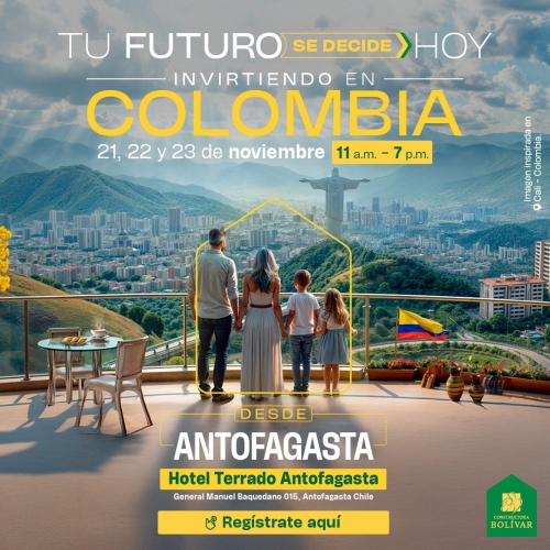 banner informativo sobre la inversión en desde el exterior