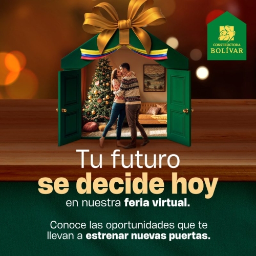 banner informativo sobre la feria de Navidad