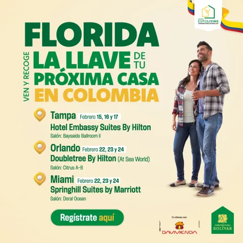 Pop Up feria expoliving en florida estados unidos