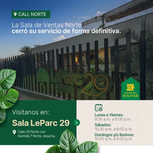 información salas de venta Leparc